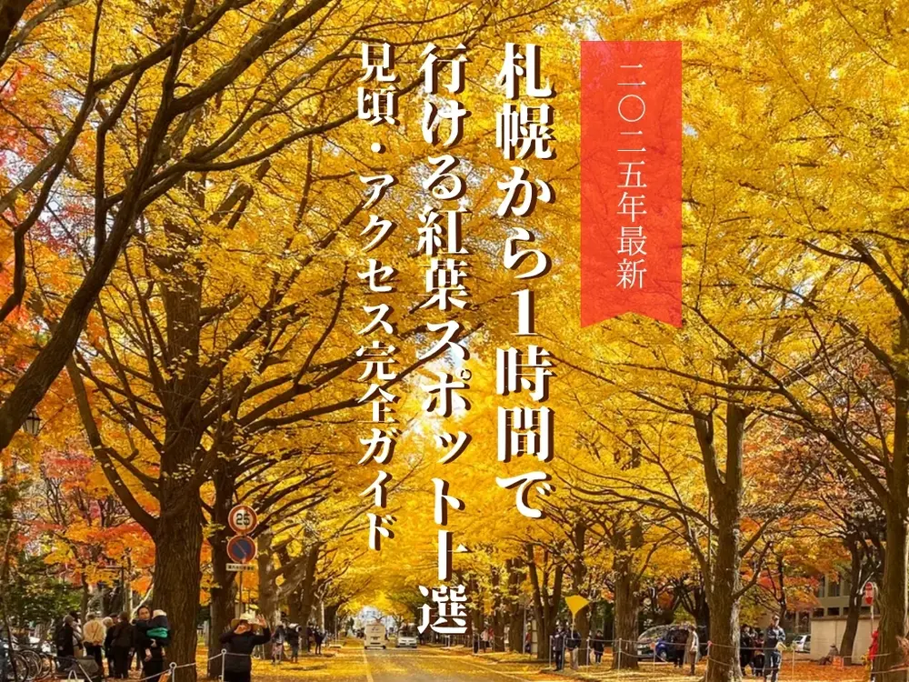 【2025年最新】札幌から1時間で行ける紅葉スポット10選｜見頃・アクセス完全ガイド