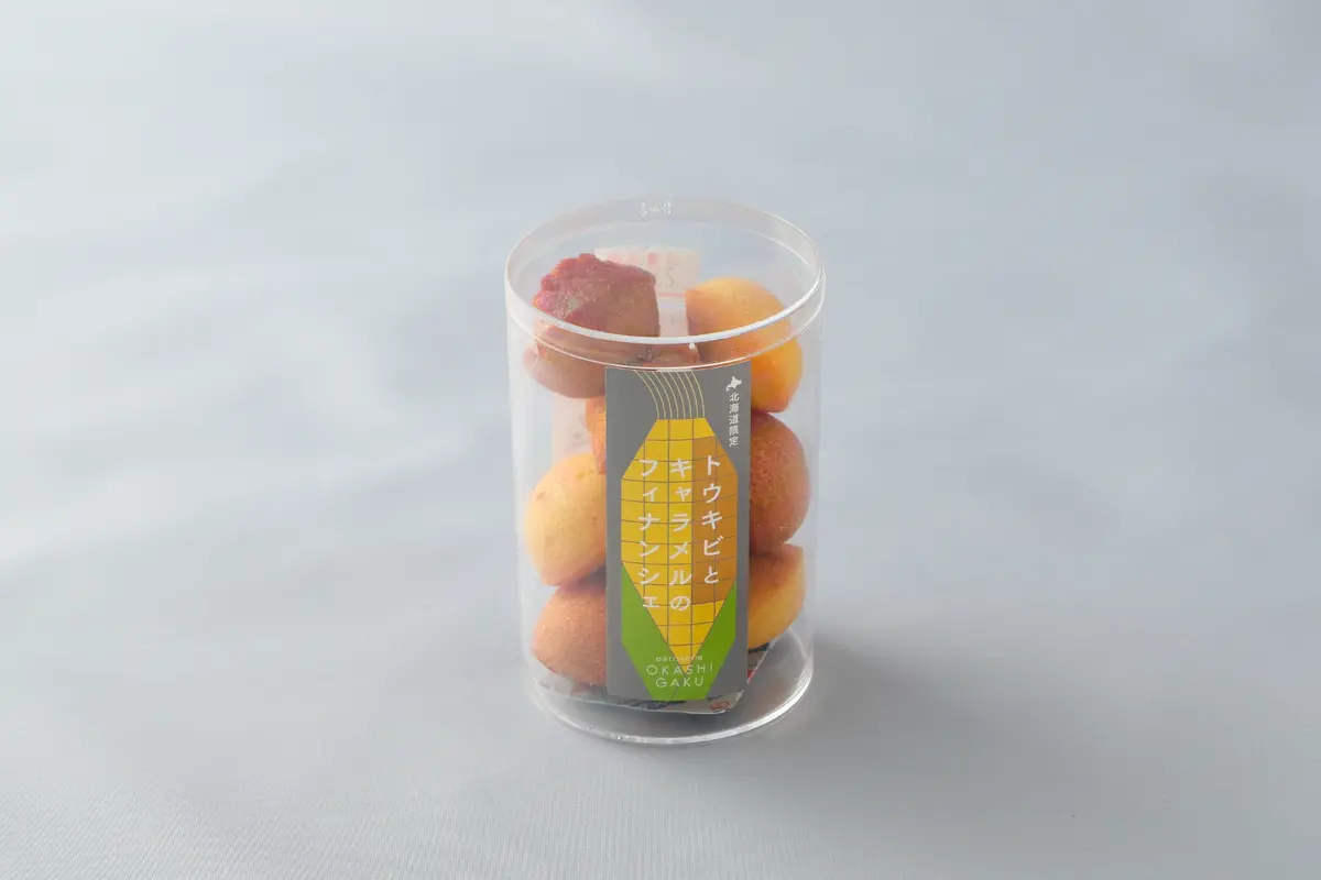 patisserie OKASHIGAKU「トウキビとキャラメルのフィナンシェ缶」