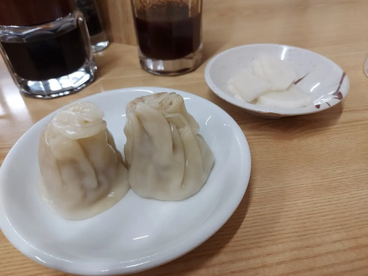焼売と大根の酢漬け