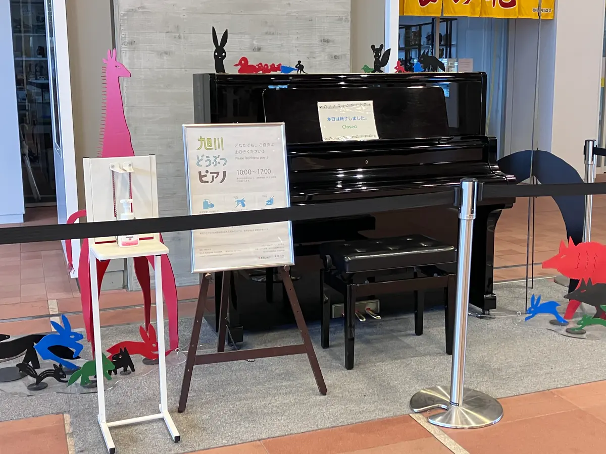 【旭川駅】ストリートピアノ「旭川どうぶつピアノ」を見に行ってきた!
