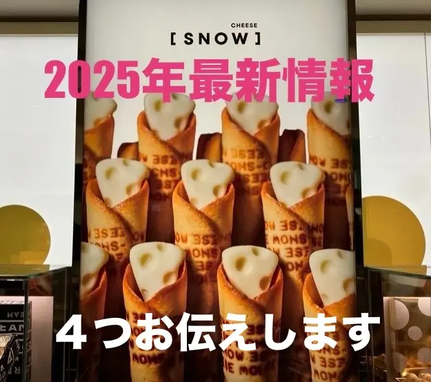 【2025年最新】新千歳空港で【[SNOW]CHEESE】を買う選択肢が増えてます！