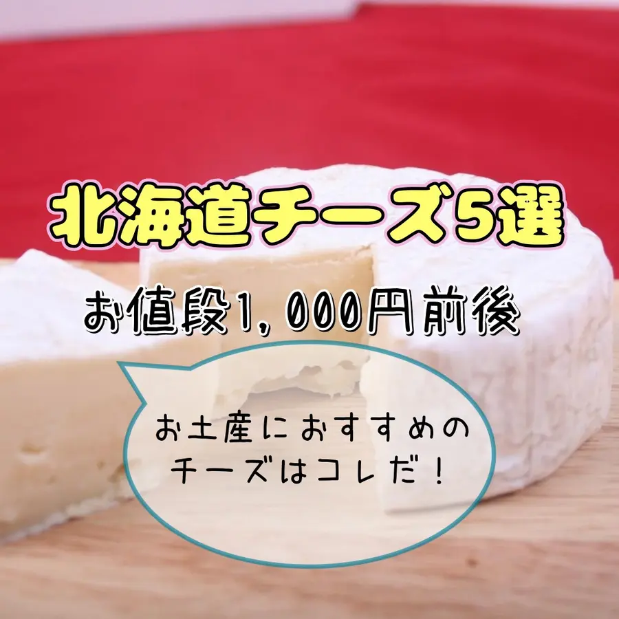 地元ライターが厳選！【北海道チーズ5選】お値段1,000円前後・お土産におすすめのチーズはコレだ！