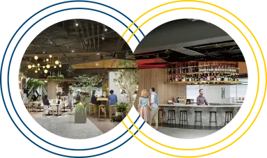 飲食（地下1階・1階・3階・4階・7階ホテル）