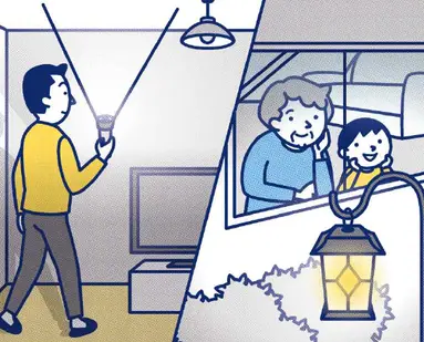 停電時の灯りの工夫