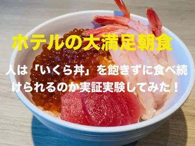 【いくら食べ放題朝食】人は何日で飽きるのか検証します！