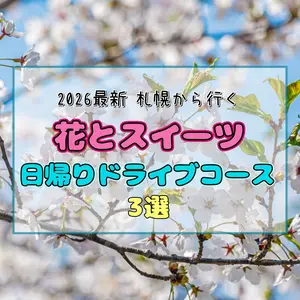 【2026最新】札幌から日帰り！「花とスイーツ」を楽しむ春のドライブコース3選【恵庭・美唄・札幌市内】