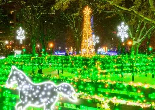 [Odori 6-chome venue] Sparkling “Emerald Forest”