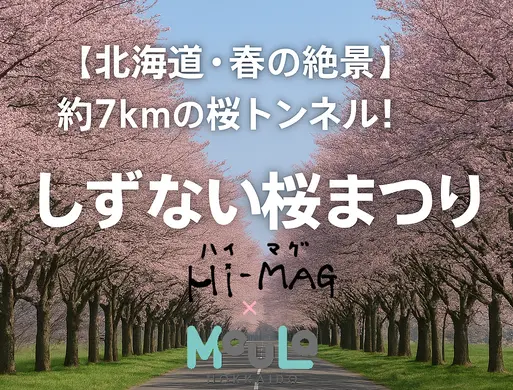 【北海道・春の絶景】約7kmの桜トンネル！新ひだか町「しずない桜まつり」が見逃せない理由