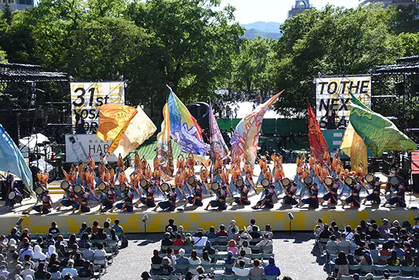 よさこいソーラン大通公園西8丁目ステージ会場