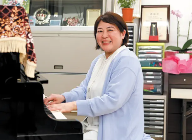 音楽と向き合うひとときは心を豊かにしてくれます。歌って、踊って「健康的に痩せた！」という生徒さんも