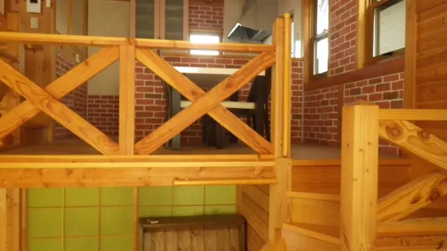 あたたかみがあるスキップフロア