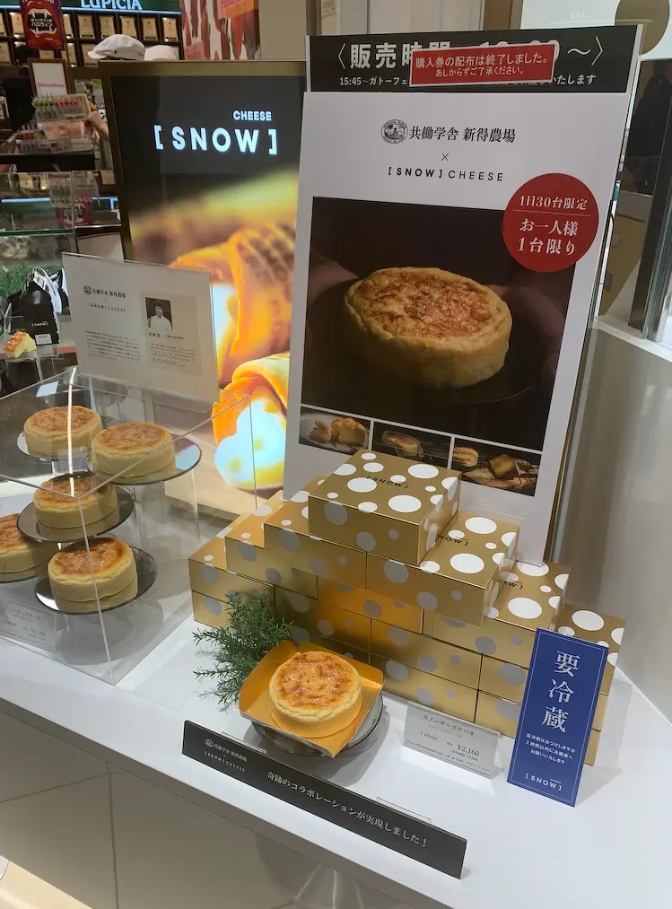 【実録】新商品“SNOWチーズケーキ”を最短で買う方法 - モウラ北海道