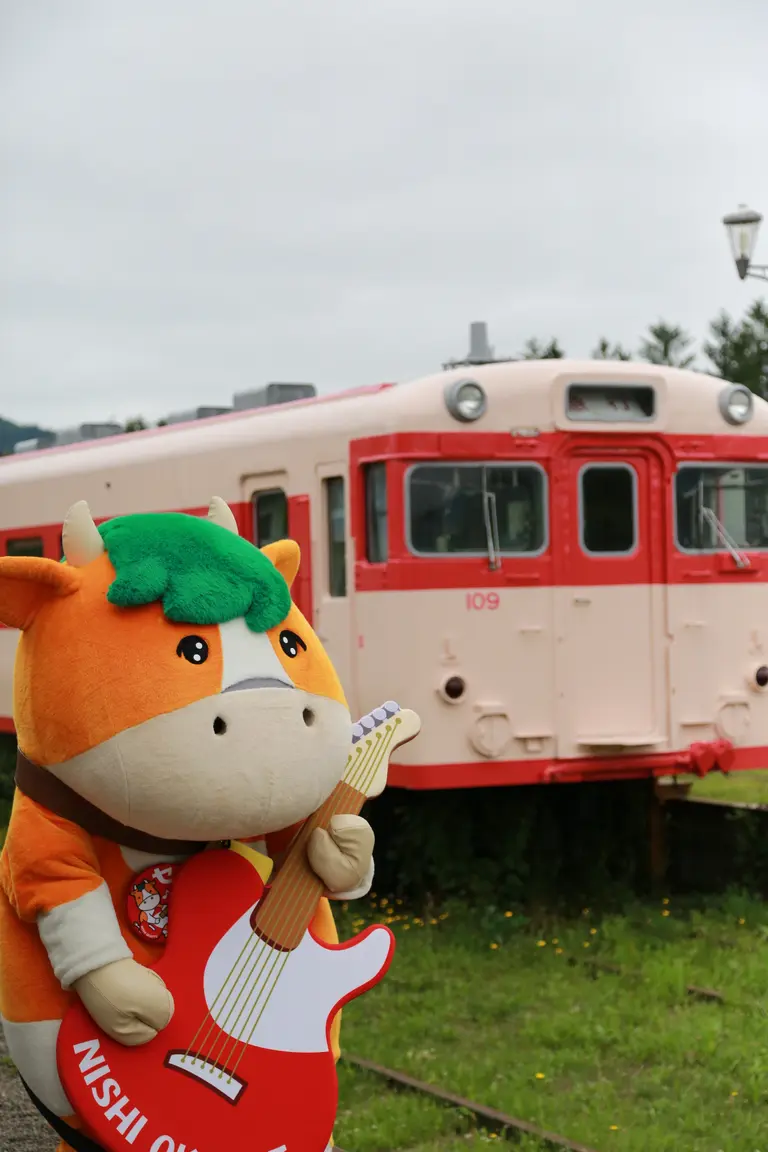 鉄道資料館とセトウシくん