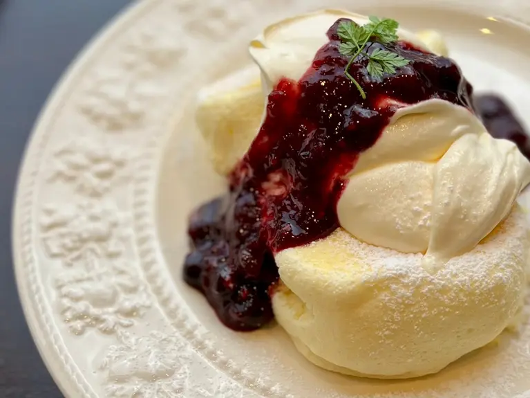 カフェカノンのパンケーキ