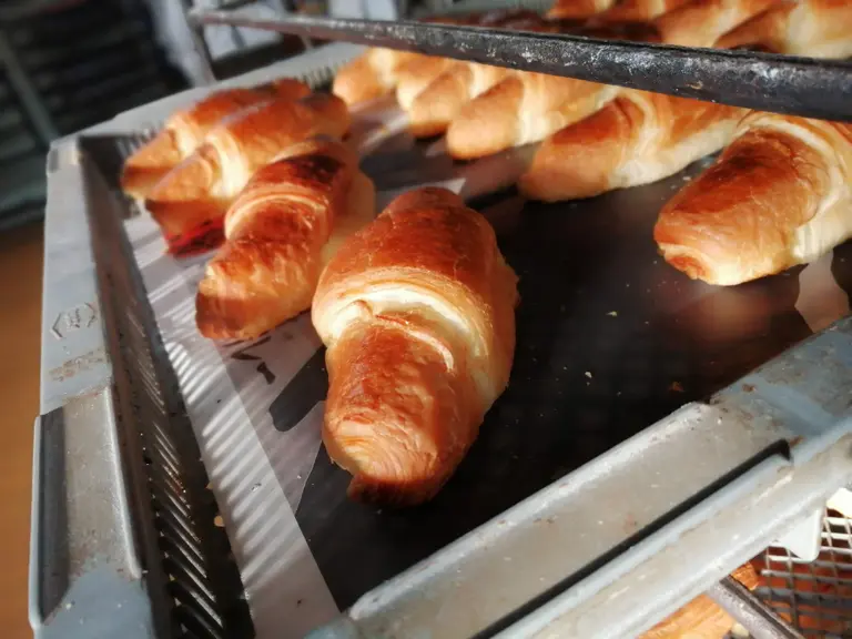 焼き上がったばかりのパン