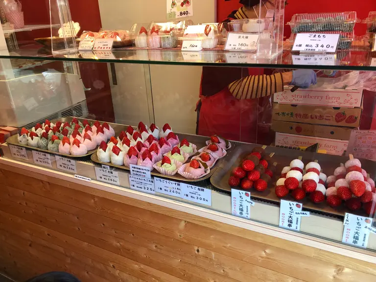 ぽたぽたいちご　店内