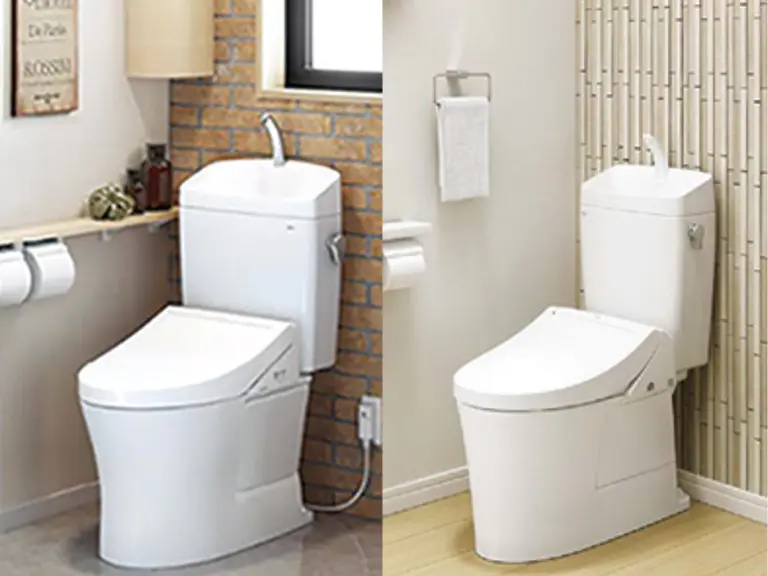 TOTO(写真左)とINAXの最新型便器がおトク! ※写真はイメージ
