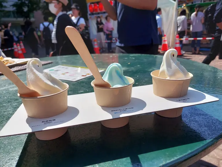 8丁目では北海道ソフトクリーム食べ比べ企画も