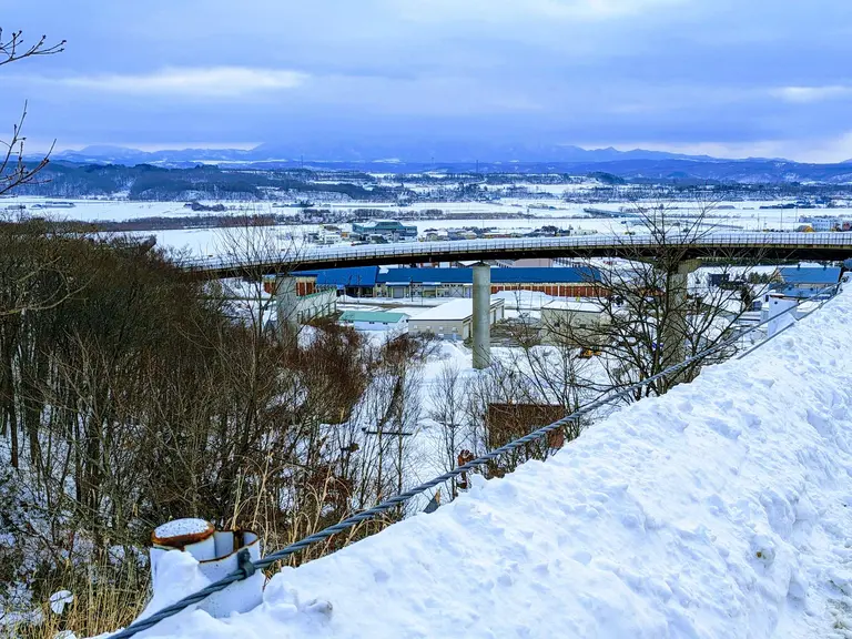 今金町市街地のようす