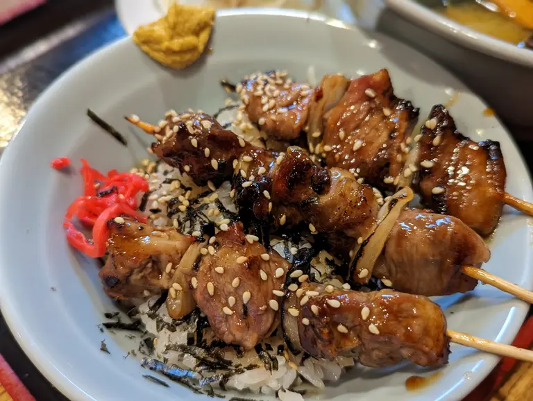 浜勝のミニやきとり丼