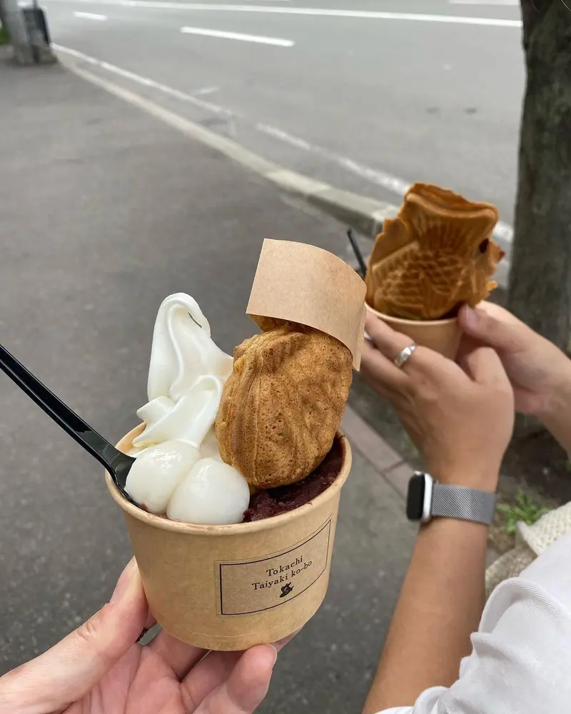 クリームぜんざい