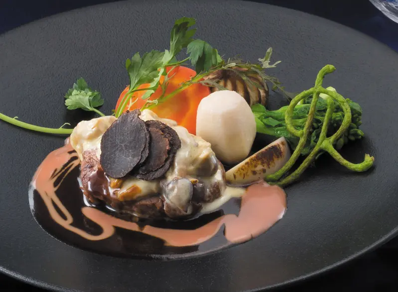 スカイレストラン ロンドのディナー