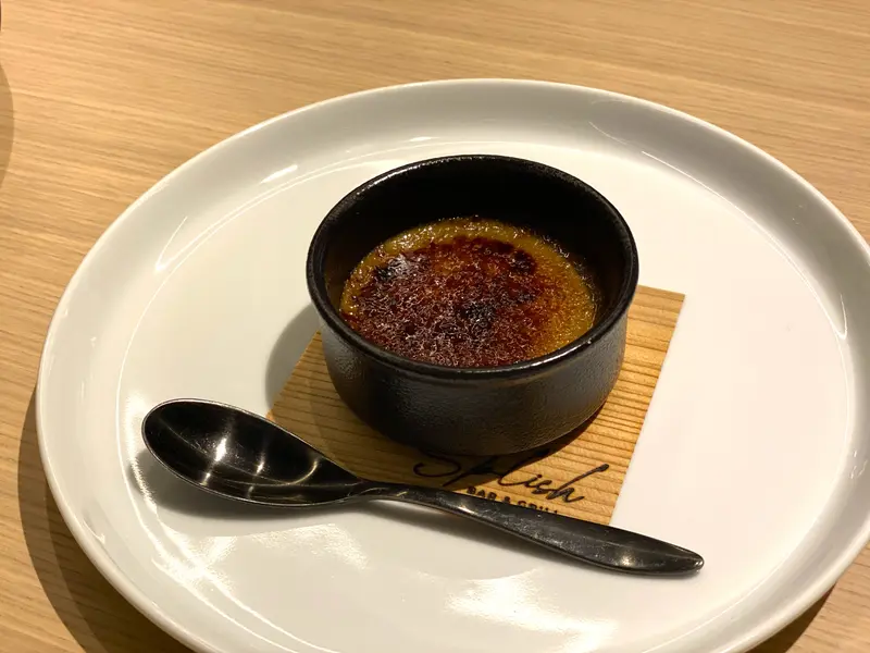 鶏白レバーのブリュレ仕立て