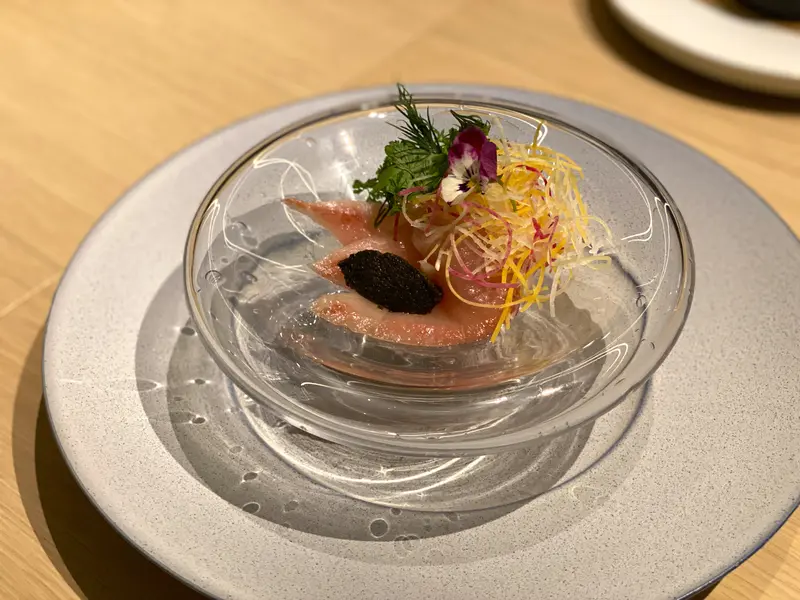 白身魚のカルパッチョ