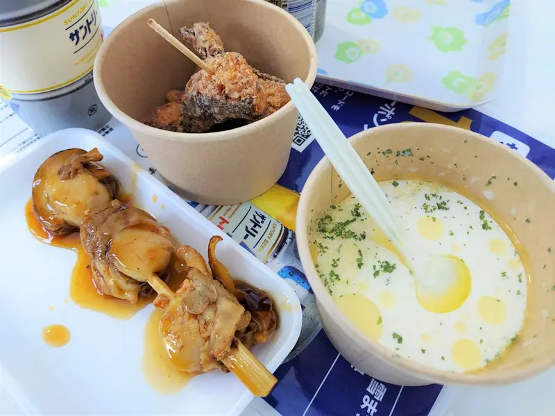 「豊漁食堂」で提供されている特別メニュー3品