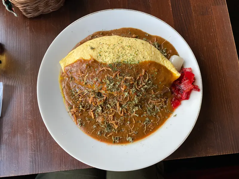 オムレツカレー