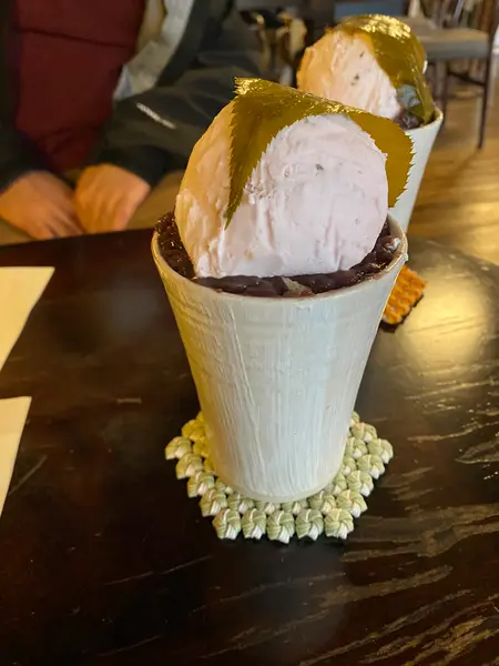 桜の和風パフェ