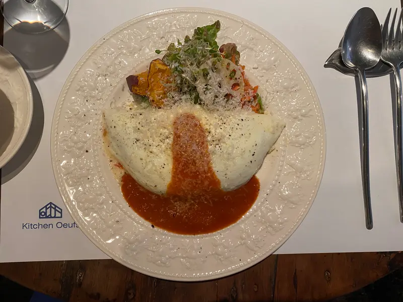 オムライストマトソース