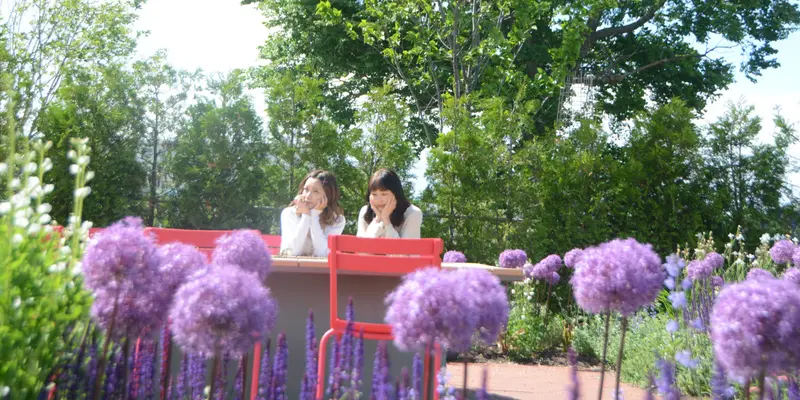 道と川の駅 花ロードえにわの「花の拠点(はなふる)」