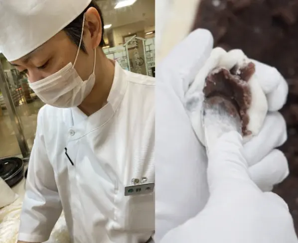 「和菓子製造技能士一級」を取得した職人を中心に製造