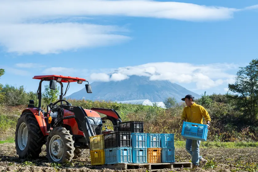 さまざまな品種を栽培しているニセコティスティ（ニセコ町）