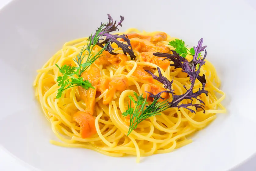 「レストラン カサブランカ」ウニパスタ