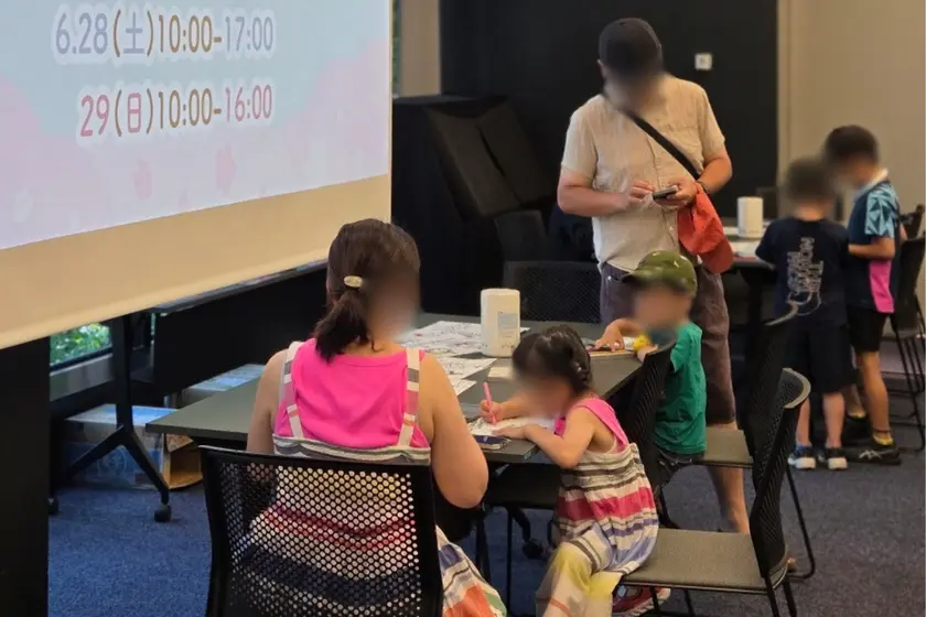 昨年の休憩スペース