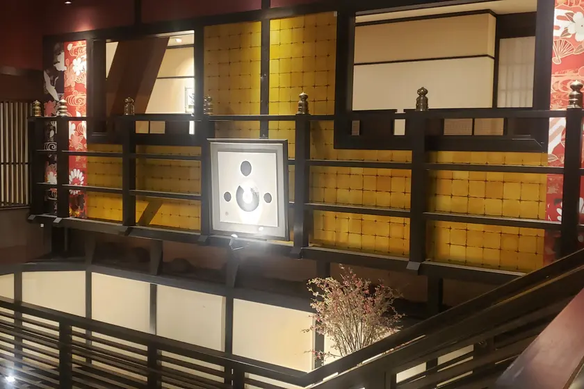 和風の内装の店内