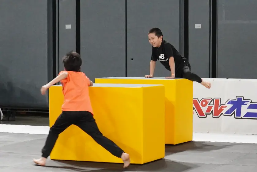 過去のパルクール体験会の様子