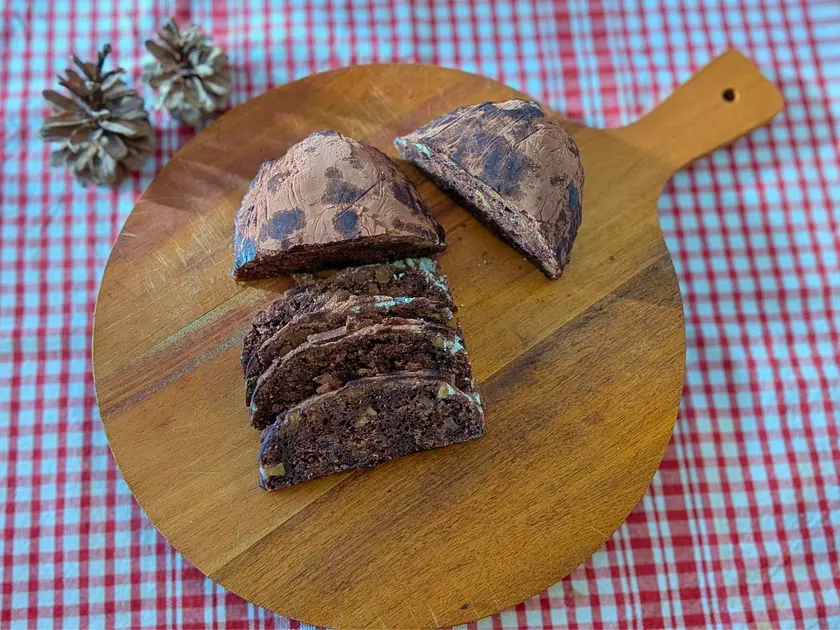 BonMoment米粉シュトーレンカット