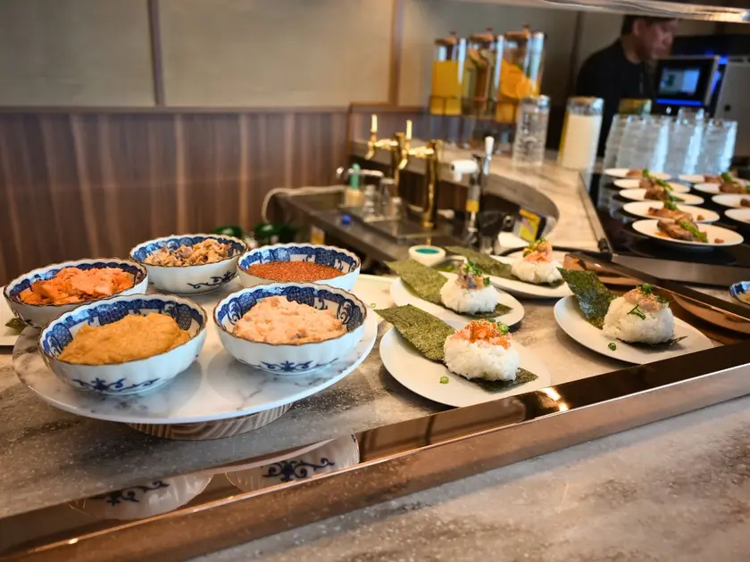 三井ガーデンホテル札幌レストラン内のおにぎり