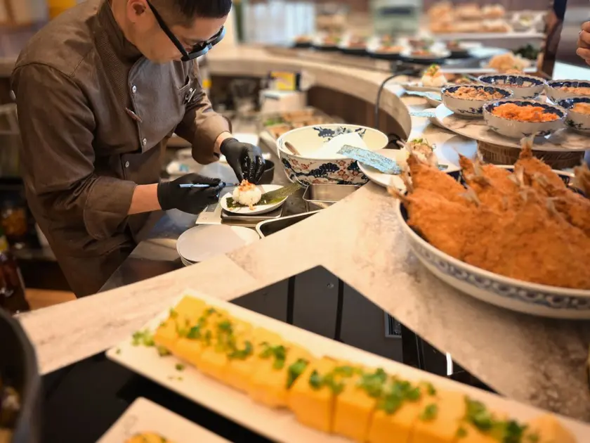 Hakko &のライブキッチンの様子