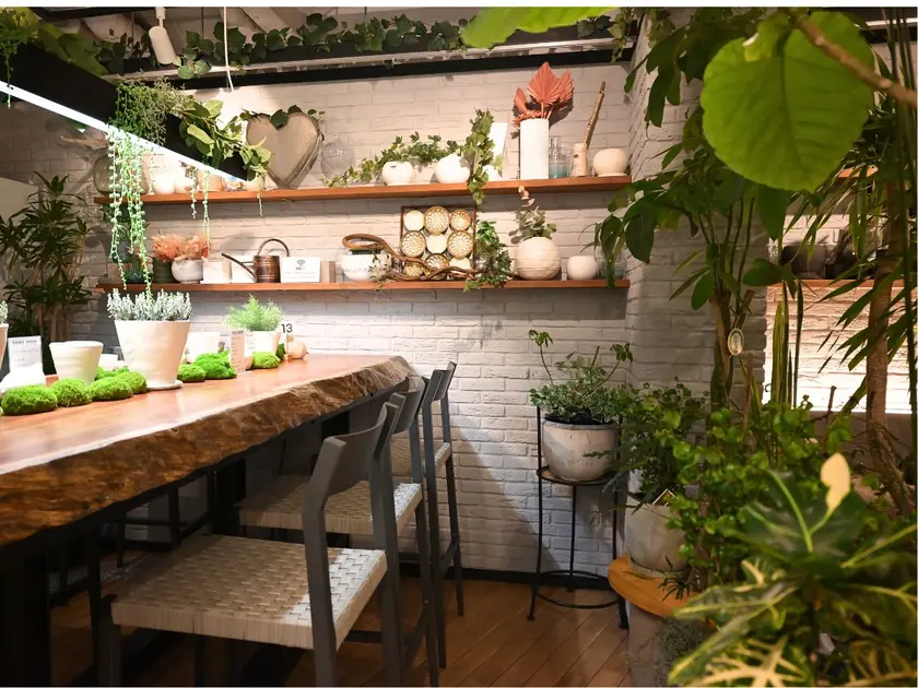 北海道おにぎりスタイル回のカウンター席