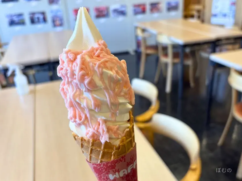桜塩クリームソフト