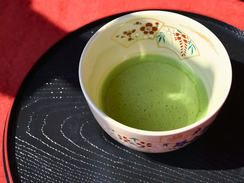 さっぽろライラックまつり日本茶カフェの抹茶