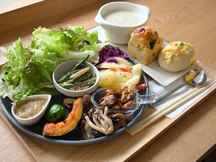 ハレカフェのベジタブルデリプレート