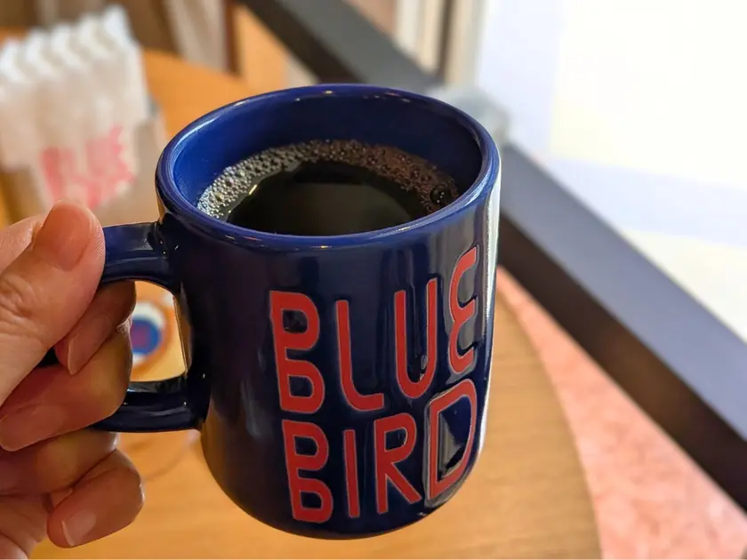 喫茶ブルーバードのドリップコーヒー