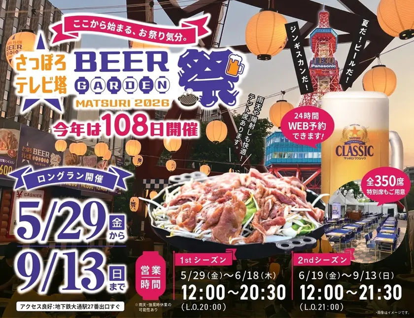 さっぽろテレビ塔ビアガーデン